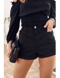 Kurze Shorts mit Bündchen, schwarz 2011 – Online-Shop – Boutique